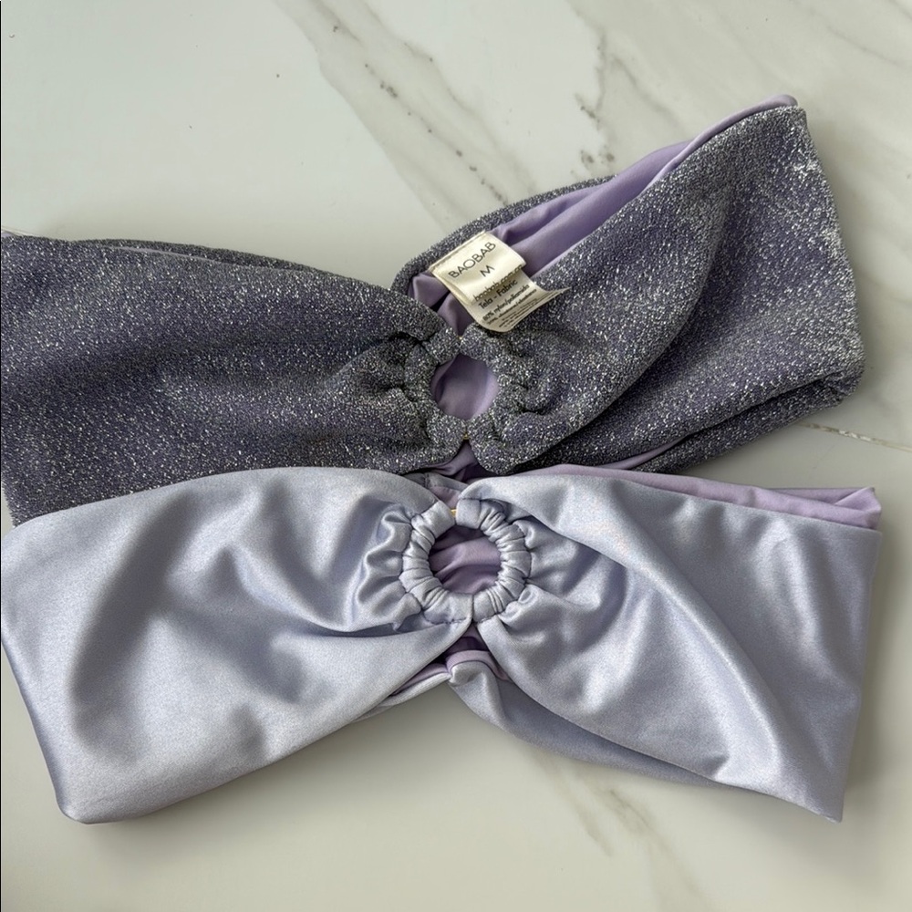 Silver and Purple Headbands